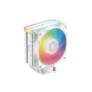 Cooler Procesor DEEPCOOL AG400 ARGB V2 ALB, marime heatsink 120x92x150mm, un ventilator ARGB, viteza ventilator 500-2100 RPM +/- 10%, Airflow: 75.89 CFM, Suport AMD: AM4/AM5, suport INTEL: LGA 1700/1200/1151/1150/1155, nivel de zgomot: 31.6 dBA