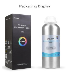 CREALITY Rasina Standard rigida fotosensibila, 500g, culoare alb, ambalaj: recipient aluminiu, compatibila cu imprimante 3D cu tehnologie LCD. - Img 1