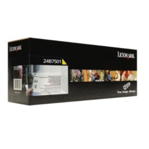 LEXMARK 24B7501 YELLOW CARTRIDGE
