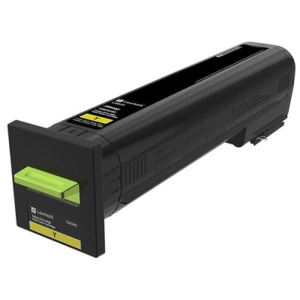 LEXMARK 72K0X40 laser toner galben de capacitate mare, 22 k pagini, compatibilitate CS820de / CS820dte / CS820dtfe
