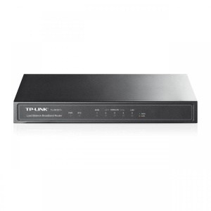 "Load Balance Broadband Router PORT: 1× 10/100 Mbps RJ45 WAN Port, 3× 10/100 Mbps RJ45 WAN/LAN Ports, 1× 10/100 Mbps RJ45 LAN Port FEATURE: 10000 Concurrent Sessions, Load Balance, Link Backup, Policy-based Firewall, Static Routing, Policy Routing, Guest