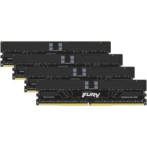 Memorie RAM Kingston DDR5 128GB 6000Mhz CL32 1.35V Quad Channel Kit Fury Renegade PRO RDIMM Black EXPO