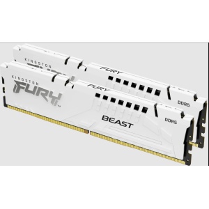 Memorie RAM Kingston DDR5 32GB 6000Mhz CL30 1.4V Dual Channel Kit Fury Beast White XMP