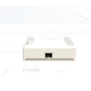 MIKROTIK SMALL SOHO SWITCH RB260GSP CSS106-1G-4P-1S, 5 X GIGABIT POE, Dimensiuni: 113x139x28mm, Sistem operare: MikroTik SwOS, 128Kb Flash, Consum maxim: 53W, Porturi POE:2-5, Passive POE, 5 x 10/100/1000, 1 x SFP. - Img 3
