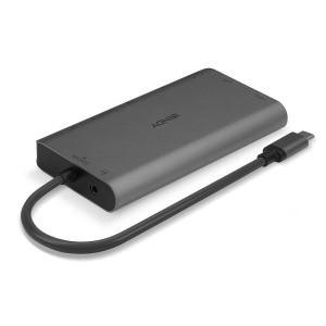 Mini Docking Station Lindy USB 3.2 Type C - 4K HDMI & DP, PD 3.0 100W, USB 3.2, Gigabit Ethernet, SD, Audio - Img 3