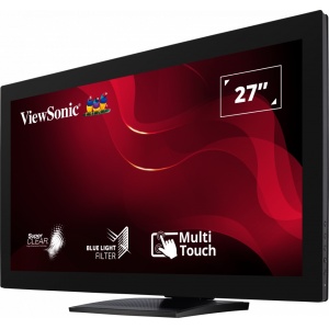 Monitor ViewSonic 27" TD2760, Touch: 10pts, Diagonal (inch): 27, Diagonal (cm): 69, Aspect ratio: 16:9, Panel: VA, Resolution: 1920x1080, Refresh Rate: 60Hz, Response time GtG: 6ms, Brightness (max): 250 cd/㎡, Contrast (static) : 3000:1, Viewing angle: - Img 2