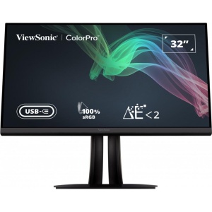 Monitor ViewSonic 31.2" VP3256-4K, Diagonal (inch): 31.2, Diagonal (cm): 80, Aspect ratio: 16:9, Panel: IPS, Resolution: 3840x2160, Refresh Rate: 60Hz, Response time GtG: 5ms, Response time MPRT: 5ms, Brightness (max): 350 cd/m², Contrast (static) :