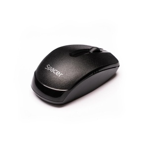MOUSE Spacer, PC sau NB, fara fir, USB 2.4 GHz, optic, 1000 dpi, butoane/scroll 3/1, negru, SPMO-161 - Img 3