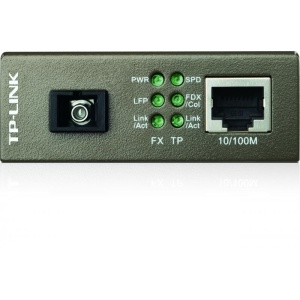 "Omada 10/100 Mbps RJ45 to 100 Mbps Single-mode SC WDM Bi-Directional Fiber Converter PORT: 1× 100Mbps SC Port, 1× 10/100M RJ45 Port (Auto MDI/MDIX) SPEC: Full-duplex, Tx:1550 nm, Rx:1310 nm, Up to 20 km, Chassis TL-MC1400 Rack-mountable" - Img 3