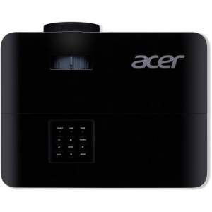 Proiector Acer X1228i, DLP 3D ready, XGA 1024* 768, up to WUXGA 1920* 1200, 4800 lumeni, 4:3/ 16:9, 20.000:1, zoom 1.1, dimensiune maxima imagine 300", distanta maxima de proiectie 11.8 m, boxa 3W, lampa 6.000 ore/ 15.000 ore extreme eco, 27-35 dB,