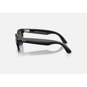 RayBan Meta HEADLINER Low Bridge Fit - Shinny Black - G-15 Green GEN2 - Img 3