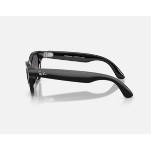 RayBan Meta SKYLER High Bridge Fit - Shinny Black - Graphite Gen2 - Img 3