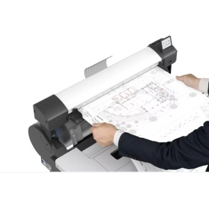 Scanner Large Format Canon LM24, dimensiune A1 (24"), pentru TM-240, 255 viteza scanare: Hârtie simplă (A1): 0:20 (modul rapid economic) 0:23 (modul rapid) 0:40 (standard), Rezoluţie optică (dpi) 600 dpi, Lungime maximă e scanare 2.76m, greutate 5.28 kg, - Img 2
