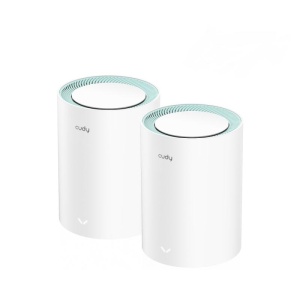 Sistem Mesh dual band wireless Gigabit Cudy ROUT-WLESS-M1300/2-CDY, 2.4/5 GHz, 867 Mbps, 120 m, 2 dispozitive