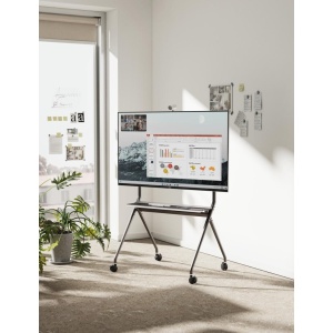 Stand TV mobil Serioux TV15068FW, compatibilitate dimensiune ecran 50"-86, dimensiuni 1067x801x1725mm, VESA: 200x200, 300x200, 400x200, 300x300, 400x300, 400x400, 600x400, 800x400, 600x600, 800x600, greutate maxima suportata 120 kg, tv reglabil in - Img 8