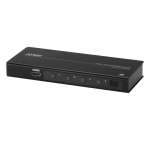 Switch HDMI True 4K ATEN VS481C-AT-G; numar porturi 4, Material: Metal, Rată maximă de reîmprospătare: 60 Hz; rezolutie maxima 4096 x 2160 Consum de energie (tipic): 0,924 W. Lățime: 82,1 mm, Adâncime: 200 mm, Înălţime: 25 mm. Lăţime de ambalaj: 59 mm,