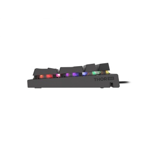 Tastatura gaming mecanica cu fir Genesis Thor 303, iluminare RGB, switch-uri Red, 104 taste, 11 butoane multimedia, negru - Img 6