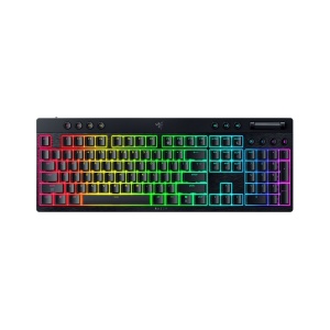 Tastatura mecanica wireless Razer Blackwidow V4 Low profile HyperSpeed, switch Razer™ Low-profile Mechanical Switches (Yellow Linear Switch), 110 taste, iluminare Razer™ Chroma RGB, negru
