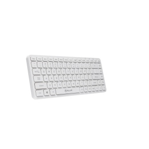 Tastatura wireless Tellur mini, numar tasete 84, dinmensiune 430 x 123 x 15 mm, alb - Img 2