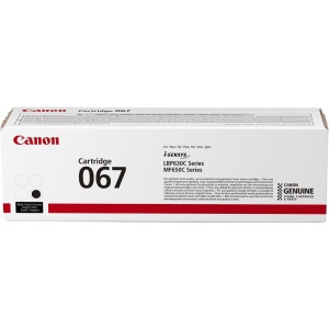 Toner Canon CRG067BK, black, capacitate 1350 pagini, pentru LBP-631 / LBP-631-cw / LBP-633 / LBP-633cdw / CRG-067Y / CRG067Y / MF-651 / MF- 651cw / MF-655 / MF-655cdw / MF-657 / MF-657cdw.