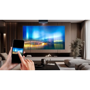 Videoproiector Optoma UHZ68LV, 4 K UHD 3840*2160, 5.000 lumeni, 3.200.000:1, 16:9/ 4:3, dimensiune maxima imagine 301'', laser 30.000 ore, distanta maxima de proiectie 10m, zoom 1.6x, 3* HDMI, 1 x USB-A power 1.5A, 2 x USB-A power 0.9A, 1 x 3D sync, 1 x
