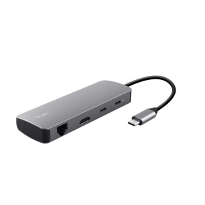 Adaptor Trust Dalyx 8 in 1, gri