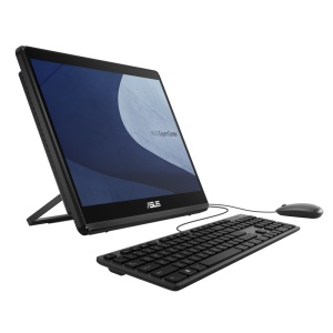 All-in-One Business ASUS ExpertCenter E1 cu procesor Intel Celeron N4500 pana la 2.8 GHz, 15.6 inch, FHD, 8 GB, Intel UHD Graphics, FreeDos, Black, 2 ani Garantie