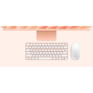 Apple iMAC 24" Retina 4.5k/ Apple M4 (CPU 8-core, GPU 8-core, Neural Engine16-core)/16GB/256GB - Orange - INT KB (2024)