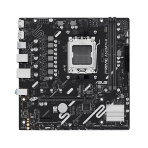ASUS PRIME A620AM-K. Processor manufacturer: AMD, Processor socket: Socket AM5, Compatible processor series: AMD Ryzen 7000 Series, AMD Ryzen 8000 Series, AMD Ryzen 9000 Series. Supported memory types: DDR5-SDRAM, Maximum internal memory: 128 GB, Memory