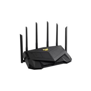 ASUS TUF Gaming AX6000 Dual Band WiFi 6 Gaming Router, Network Standard: IEEE 802.11a, IEEE 802.11b, IEEE 802.11g, WiFi 4 (802.11n), WiFi 5 (802.11ac) WiFi 6 (802.11ax), IPv4, IPv6, AX6000- 1148+4804 Mbps, 6 antene externe, Procesor: 2.0 Ghz, Memorie: - Img 3