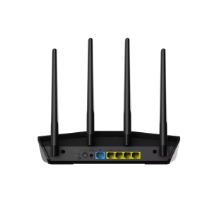 Asus Wireless Router RT-AX57, AX3000 2402 Mbps+ 574 Mbps, Dual-Band-2.4, 5Ghz, WI-FI 6, 4 x antene externe, Procesor: 1.7GHz quad-core, Memorie: 256 Mb RAM, 128Mb Flash, interfata: 1 x WAN, 4 x 10/100/1000, Dimensiuni: 230 x 134 x 56 mm, Greutate: 374g. - Img 3