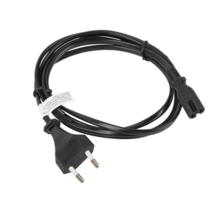 Cablu alimentare CEE 7/16 IEC 320 C7 Euro (radio) 1,8 m negru