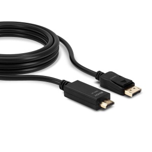 Cablu Lindy 1m DisplayPort la HDMI 4K30Hz, rezolutie maxima 3840x2160@ 30Hz 4:4:4 8bit, latime de banda suportata 10.2Gbps - Img 2