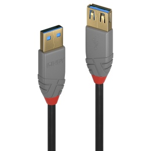 Cablu Lindy 2m USB 3.2 Type Ext Anthra Line