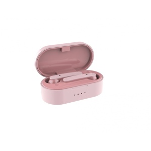 Casti Akai BTE-J10P wireless, bluetooth 5.0, 5V, roz - Img 2