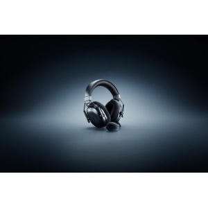 Casti wireless Razer Blackshark V3 Pro, micrfon uni-directional, izolare fonică activăn, sistem sunet 7.1, frecventa 20 - 28000, autonomie 70 ore, negru - Img 1