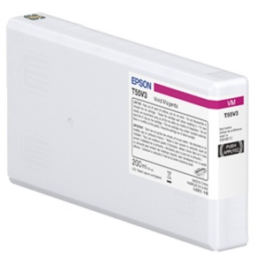 EPSON T55W3 VIVID MAGENTA INK CARTRIDGE, Ultrachrome® HDR, Capacitate:200ml, Compatibil cu: SureColor P5300