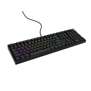 GAMING KEYBOARD GENESIS THOR 404 US LAYOUT RGB BACKLIGHT MECHANICAL BLACK GATERON YELLOW PRO