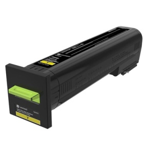 LEXMARK 72K2XY0 toner laser,culoare galben, return program ,capacitate mare 22 k pagini, compatibilitate CS820de / CS820dte / CS820dtfe