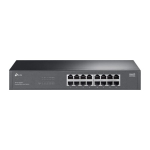 "LiteWave 16-Port Gigabit Switch PORT: 16× Gigabit RJ45 Ports SPEC: 1U 13-inch Rack-mountable Steel Case FEATURE: Plug and Play"