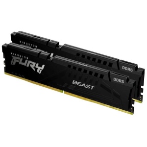 Memorie RAM Kingston DDR5 64GB 5200Mhz CL36 1.25V Dual Channel Kit Fury Beast Black EXPO
