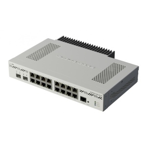 MIKROTIK ETHERNET ROUTER CCR2004-16G-2S+PC, 16 X 10/100/1000, 2XSFP+ Ports, CPU: AL32400 1200Mhz, Dimensiuni: 272 x 195 x 44 mm, Sistem operare:RouterOS v7, 4GB RAM, 128 MB NAND, IP20.