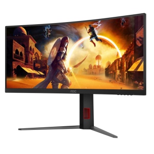 Monitor AOC 34" CU34G4, Curvature: 1500R, Diagonal (inch): 34, Diagonal (cm): 86, Aspect ratio: 21:9, Panel: VA, Resolution: 3440x1440, Refresh Rate: 180Hz, Response time GtG: 1ms, Response time MPRT: 0.5ms, Brightness (max): 300 cd/m², Contrast (static) - Img 3