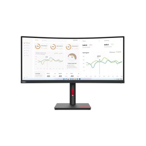 Monitor Lenovo ThinkVision T34w-30, 34" (3440x1440) WLED, Anti-glare, Curvature: 1500R, Speakers: Modular Soundbar Support, View Angle (H / V): 178° / 178°, Response Time: 4 ms (Extreme mode) / 6 ms (Typical mode), Color Support: 16.7 Million, Refresh