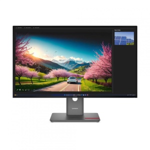 Monitor LenovoThinkVision P32UD-40 Monitor; 31.5"IPS, UHD (3840x2160), 16:9, Brightness: 350 cd/m², Contrast ratio: 1500:1, Response time: 4ms GtG (Extreme mode) / 6ms GtG (Typical mode), Dot / Pixel Per Inch: 140 dpi, Color Gamut: 98% DCI-P3, 99% sRGB, - Img 3