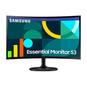 Monitor Samsung 24" LS24D360GAUXEN, Curvature: 1800R, Diagonal (inch): 24, Diagonal (cm): 60.96, Aspect ratio: 16:9, Panel: VA, Resolution: 1920x1080, Refresh Rate: 100Hz, Response time GtG: 4ms, Brightness (max): 250 cd/m², Contrast (static) : 3000:1,
