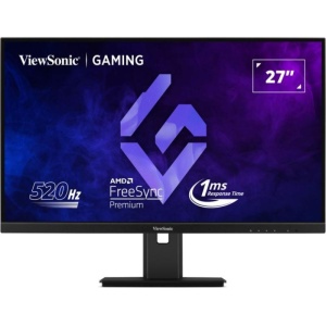 Monitor ViewSonic 27" XG2737, Diagonal (inch): 27, Diagonal (cm): 68, Aspect ratio: 16:9, Panel: IPS, Resolution: 1920x1080, Refresh Rate: 520Hz, Response time GtG: 1ms, Brightness (max): 400 cd/m², Contrast (static) : 1000:1, Contrast (dynamic): 80M:1,