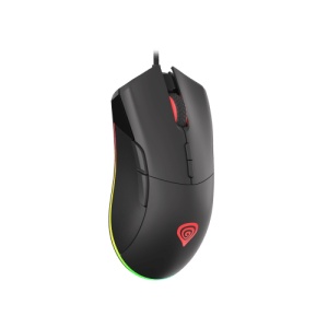 Mouse gaming cu fir Gensesis Krypton 290, senzor optic, interfata USB, rezolutie maxima 6400 DPI, numar butoane 7, iluminare RGB, maximum frame rate 6 000 FPS, negru