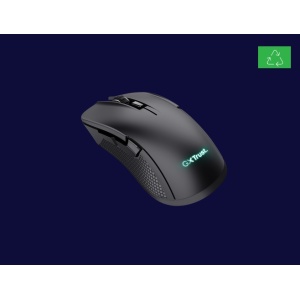 Mouse gaming wireless Trust GXT 931 Ybar, sensibilitate ajustabila 800-7200 DPI, interfata USB-C, iluminare RGB, greutate 96g, negru