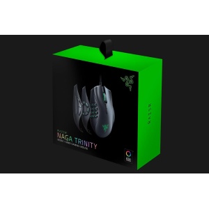Mouse Razer, 5G optical sensor, Naga Trinity, 3 interchangeable side plates with 2, 7 and 12-button configurations, Up to 19 programmable buttons, 16000dpi,1000Hz Ultrapolling, Up to 450 inches per second/50 G acceleration, Razer Synapse 3 (Beta) - Img 7